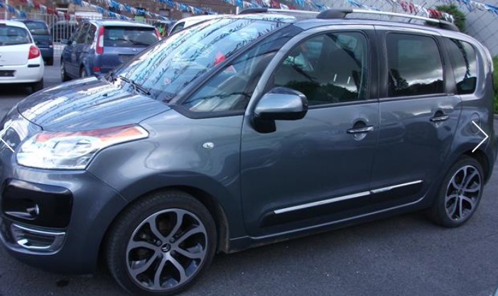 Left hand drive CITROEN C3 PICASSO 1.6 HDI 90 EXCLUSIVE